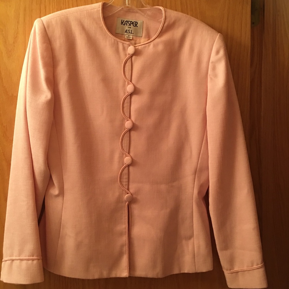Kasper ASL Women’s Spring Suit. Pink. Sz 8